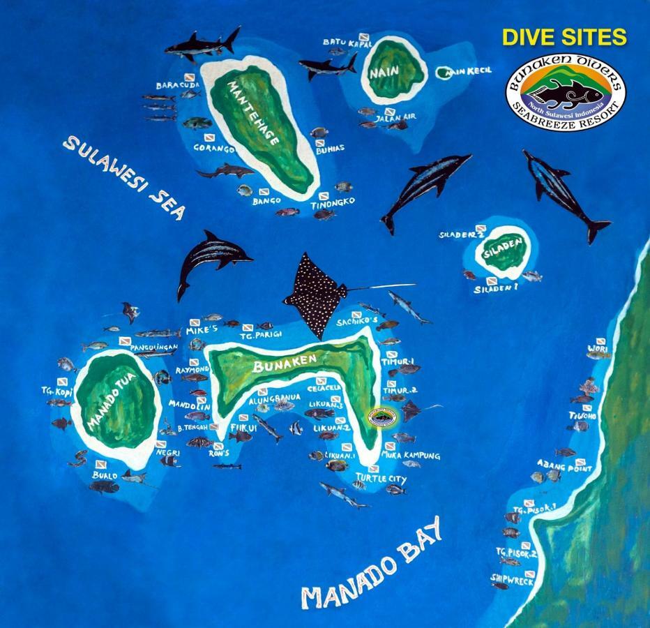 Bunaken Divers Sea Breeze Resort Eksteriør bilde